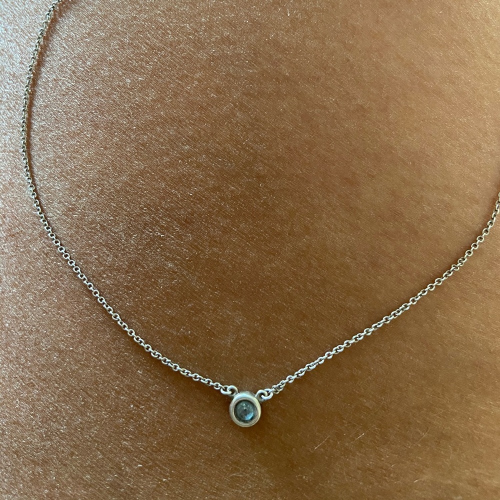 Tiffany and Co Aquamarine necklace